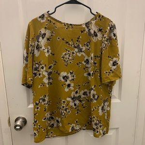 ANN TAYLOR FACTORY size XL open-back blouse